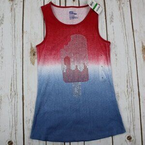 Epic Threads Rhinestone Tank Top girls, Size L